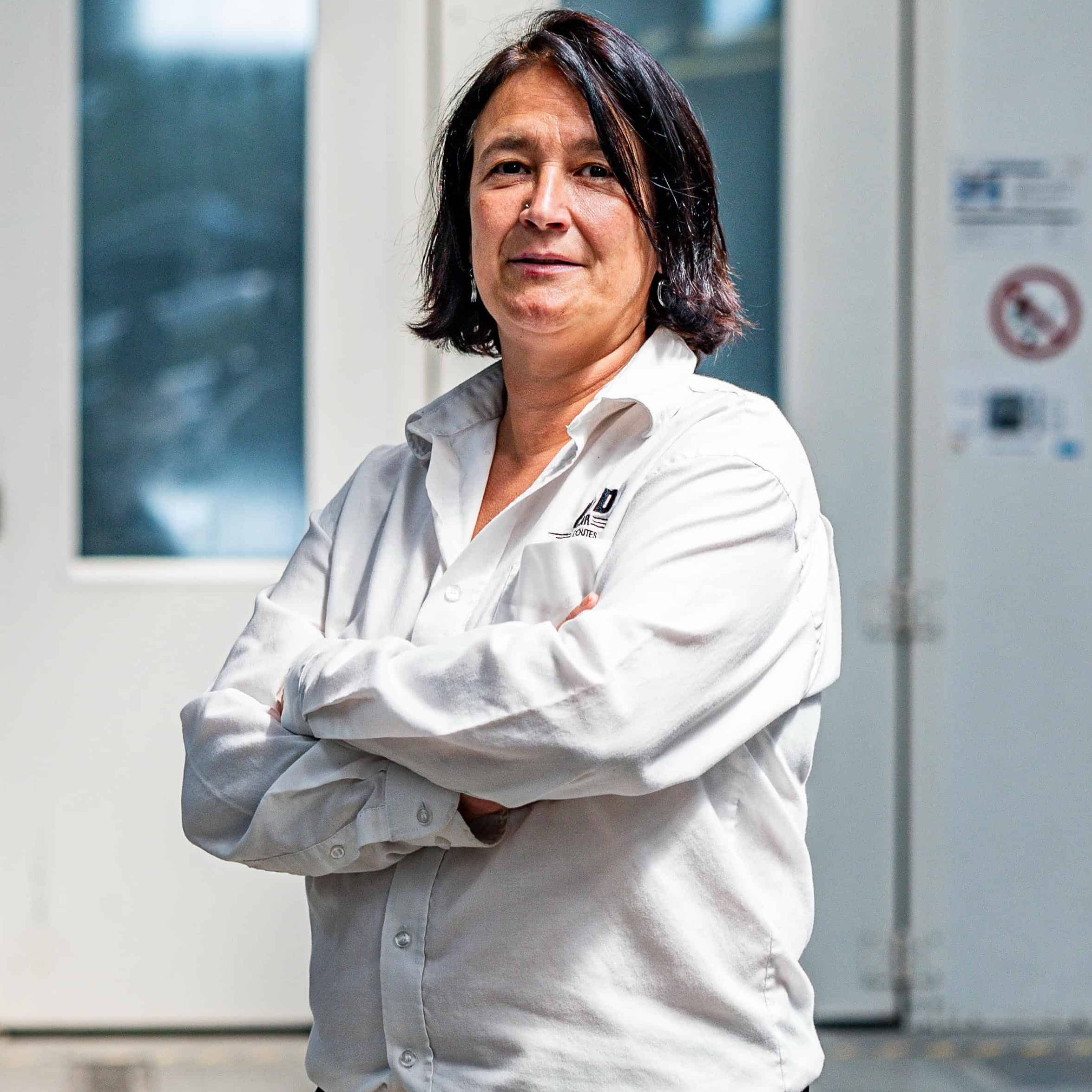 Laurence, réceptionniste ASD Car Ghislenghien